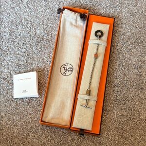 Hermès Silver Bracelet with Box